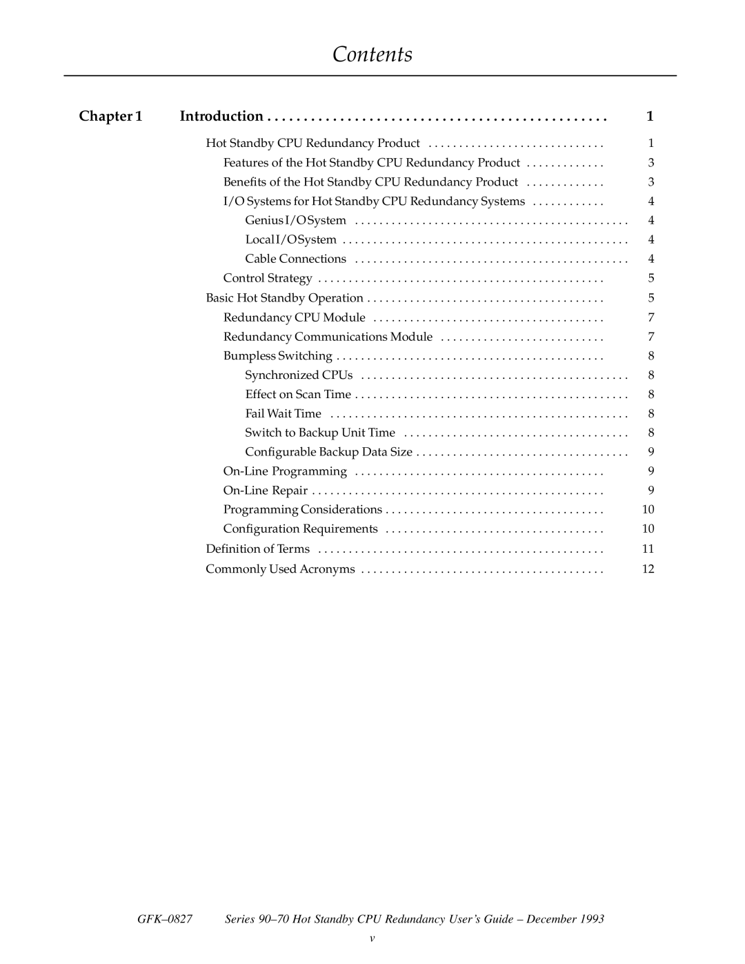 State Industries GFK-0827 manual Contents 