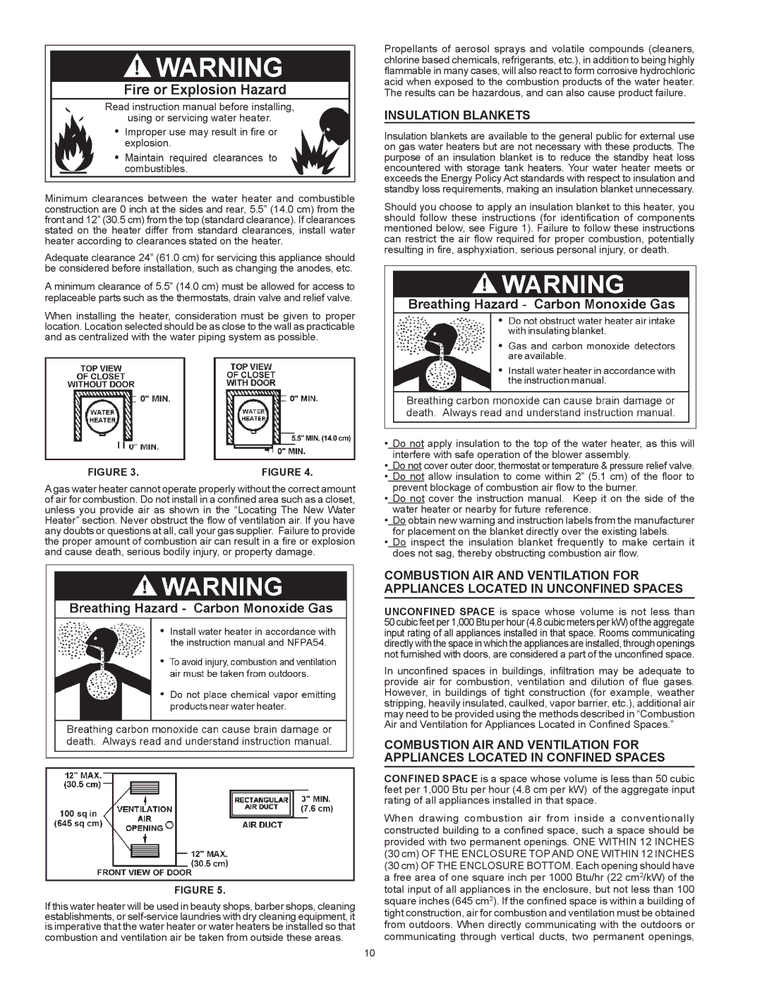 State Industries GS675YRVIT, GS675HRVIT instruction manual Insulation Blankets 