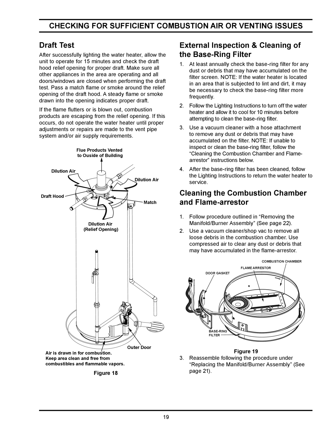 State Industries GS6, GSX, GPX manual Draft Test 