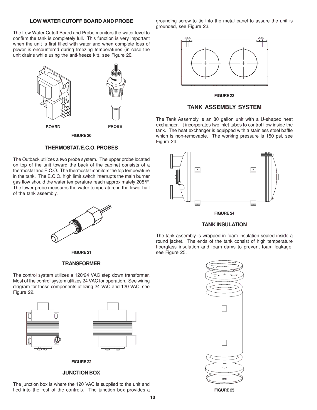 State Industries SRT80 120NE warranty Tank Assembly System 