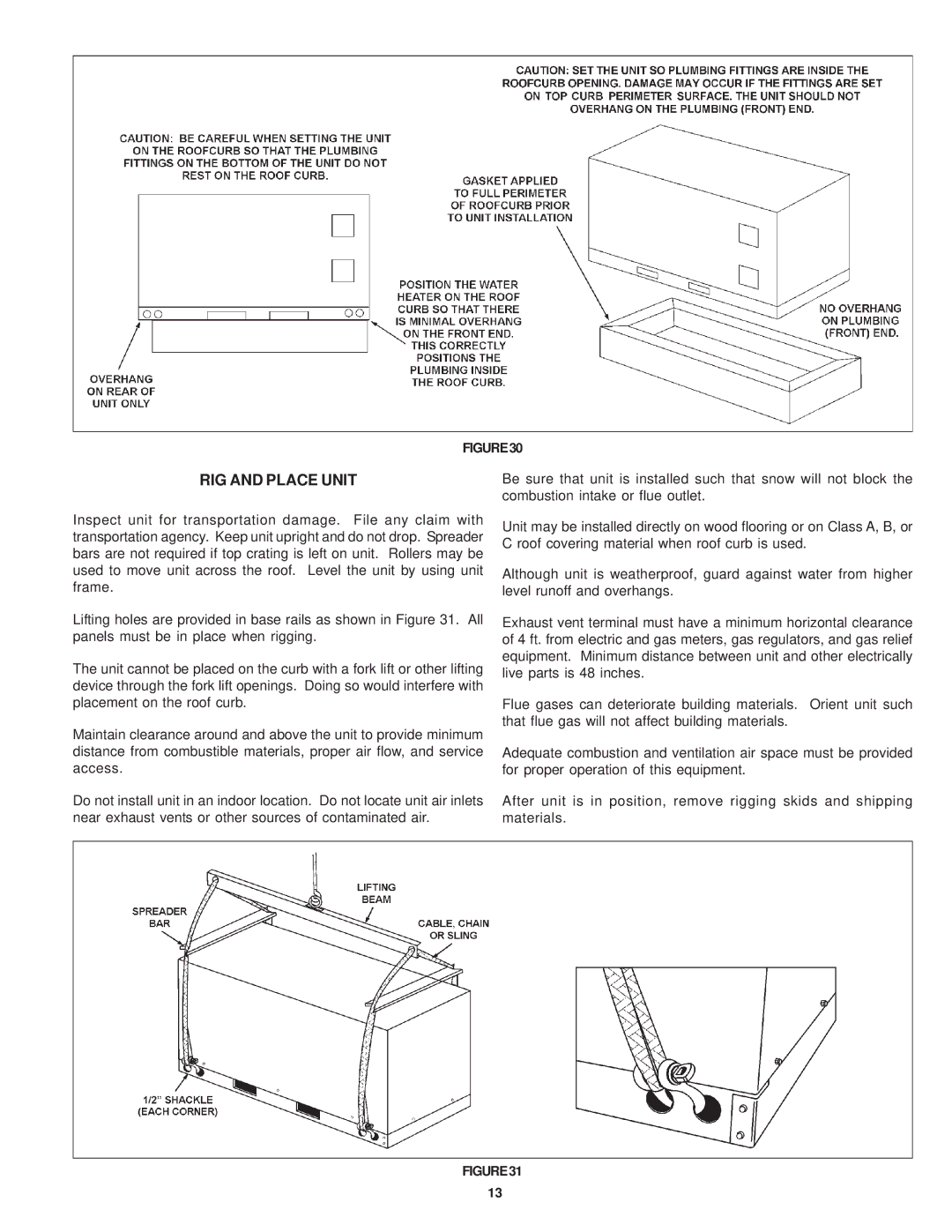 State Industries SRT80 120NE warranty RIG and Place Unit 