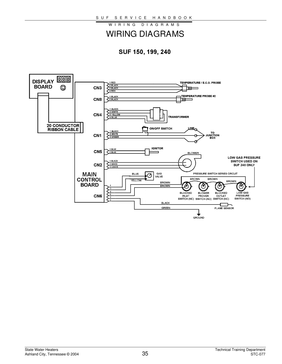 State Industries STC-077 dimensions Wiring Diagrams 