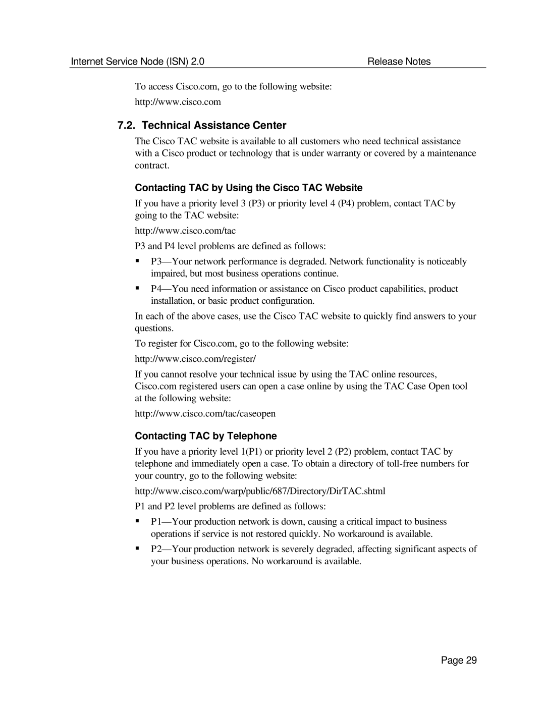 Status Acoustics 2 manual Technical Assistance Center, Contacting TAC by Using the Cisco TAC Website 