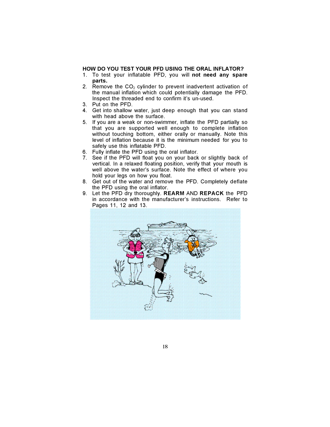 Stearns Recreational 0340 manual HOW do YOU Test Your PFD Using the Oral INFLATOR? 