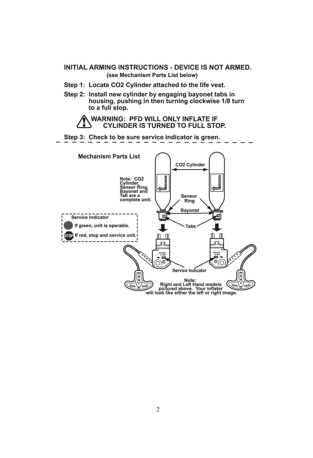 Stearns Safety & Survival 24MSPT-1 manual 