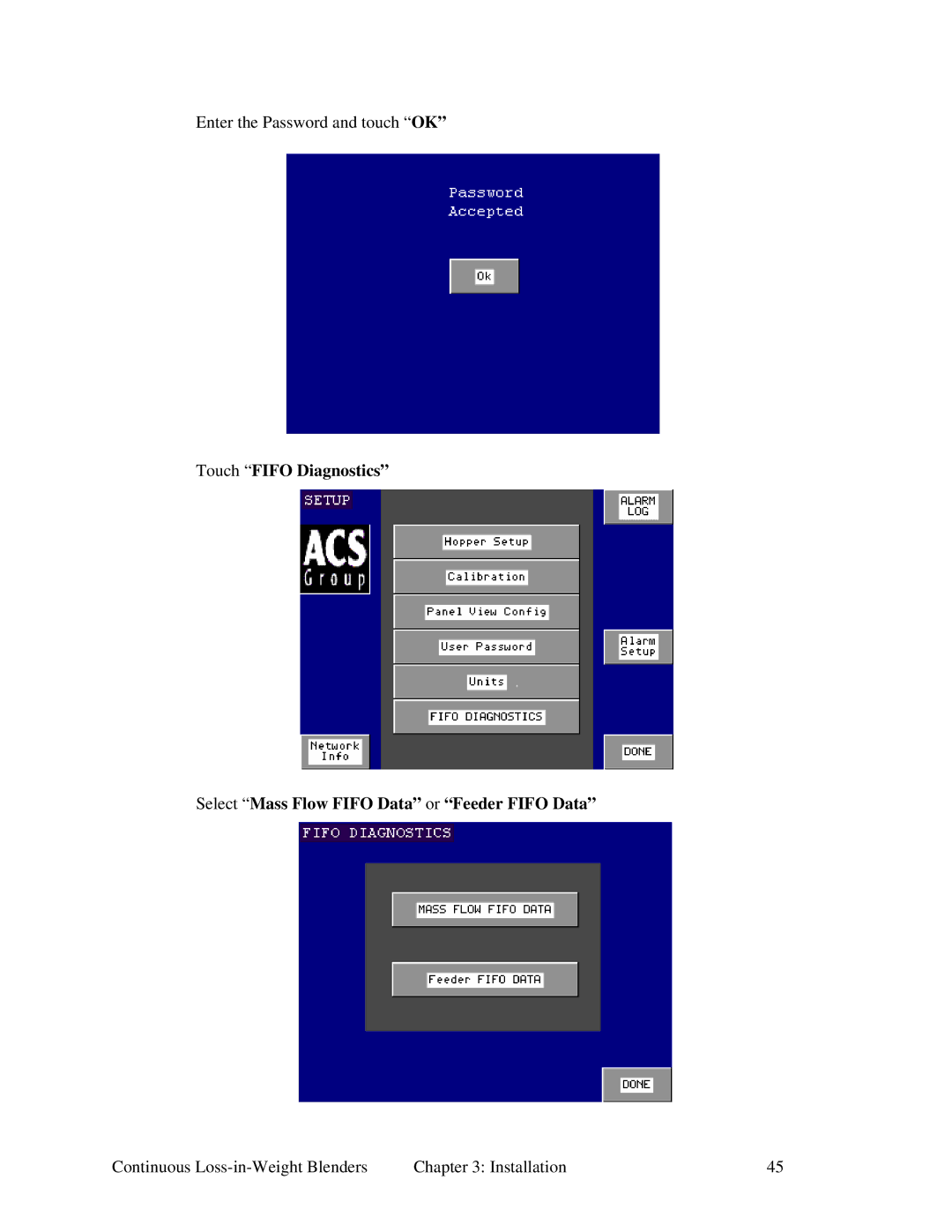 Sterling 100, 600, 015, SLC 5/04, 060 specifications Continuous Loss-in-Weight Blenders Installation 