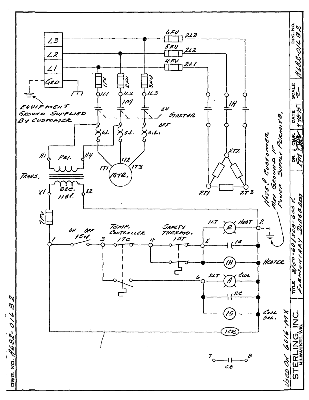 Sterling 6016-M manual 