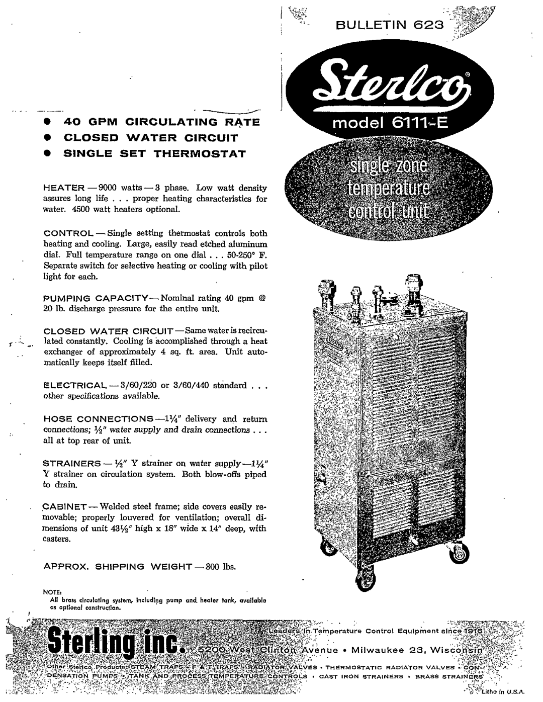 Sterling 6111 manual 