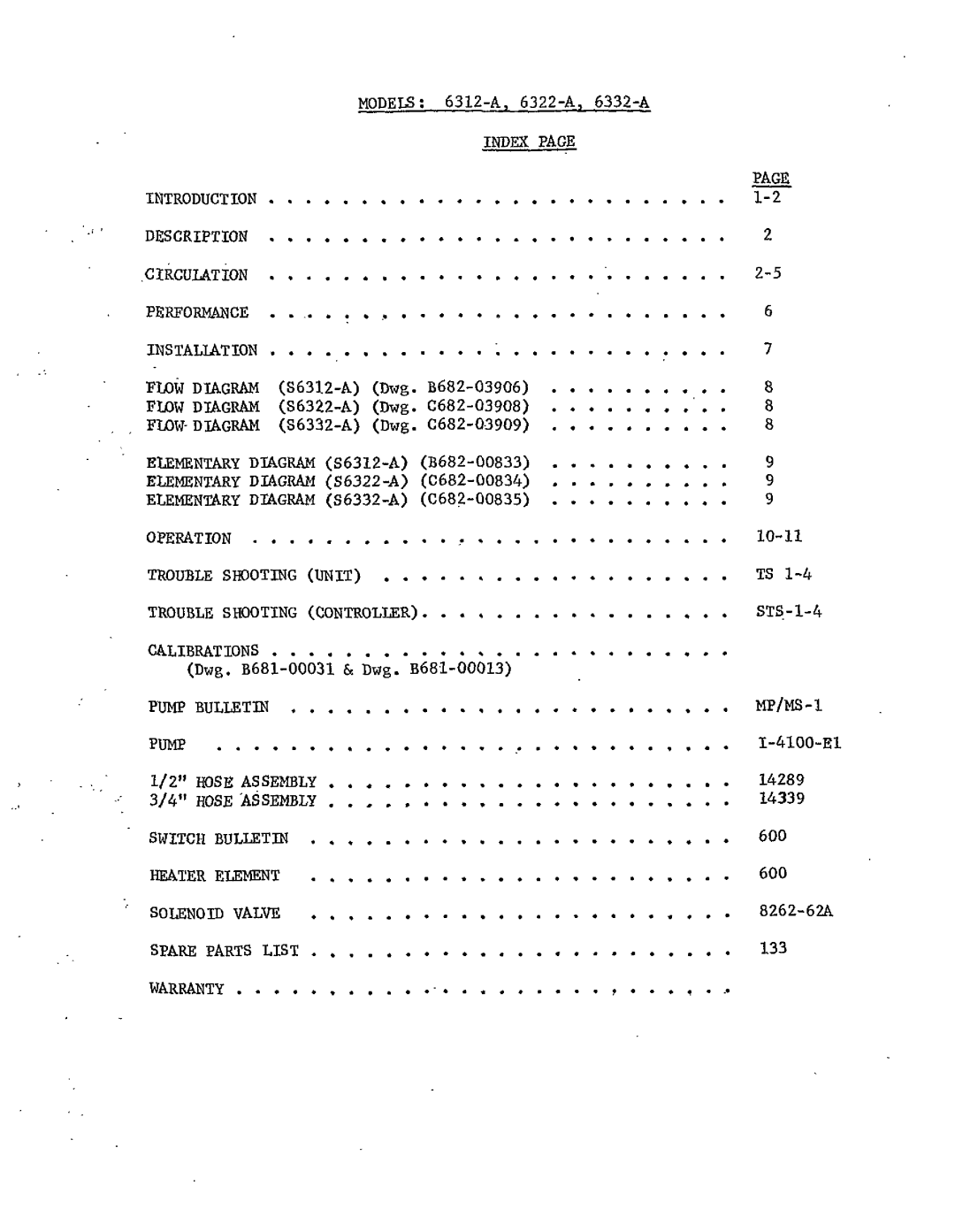 Sterling 6312-A, 6332-A, 6322-A manual 