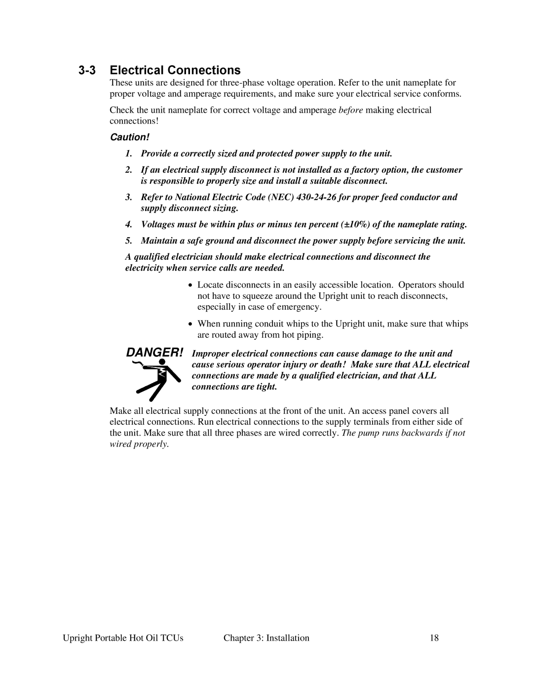 Sterling 682.88107.00 specifications Electrical Connections 