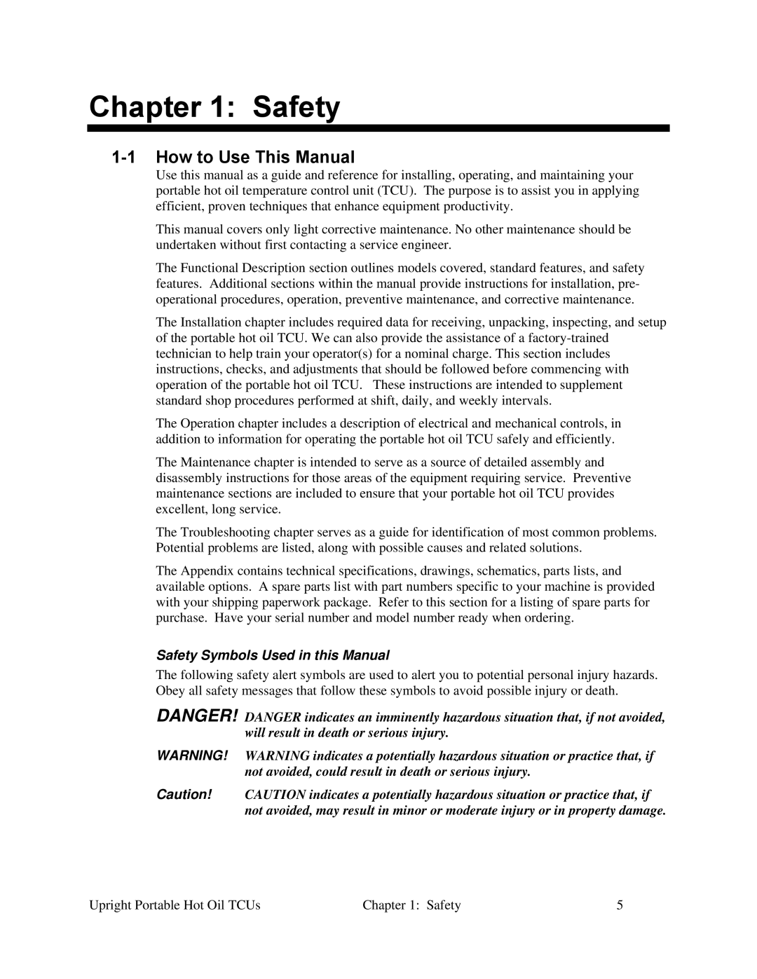 Sterling 682.88107.00 specifications How to Use This Manual, Safety Symbols Used in this Manual 