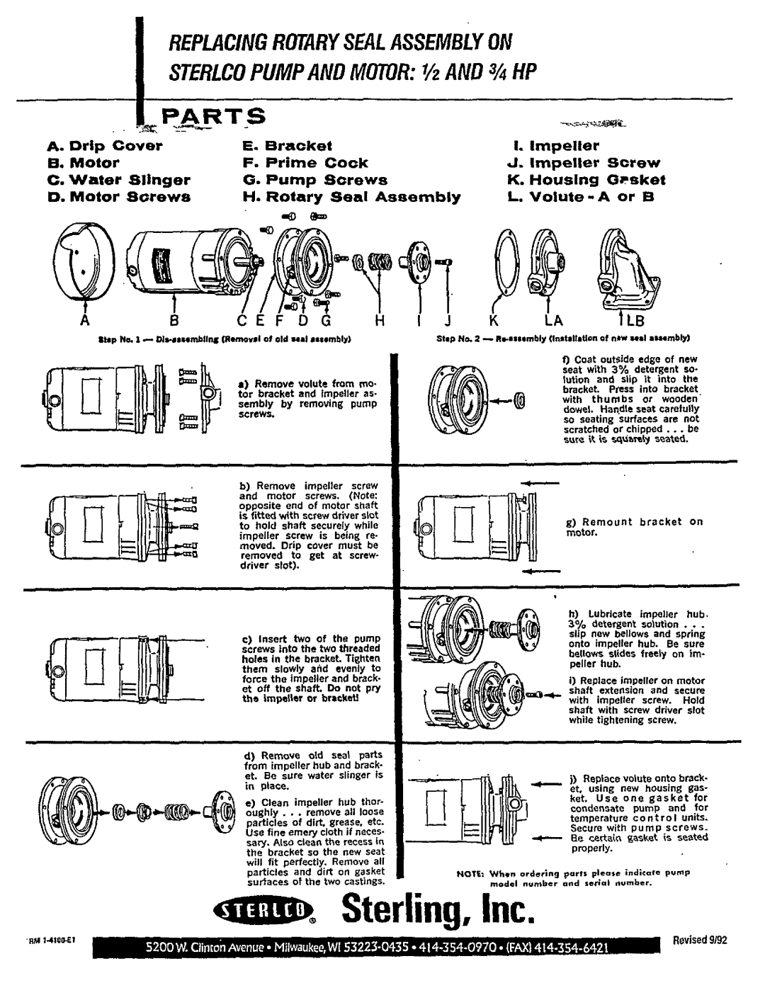 Sterling 8000 series manual 