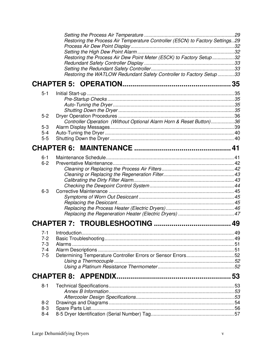 Sterling 822.00292.00 specifications Operation 