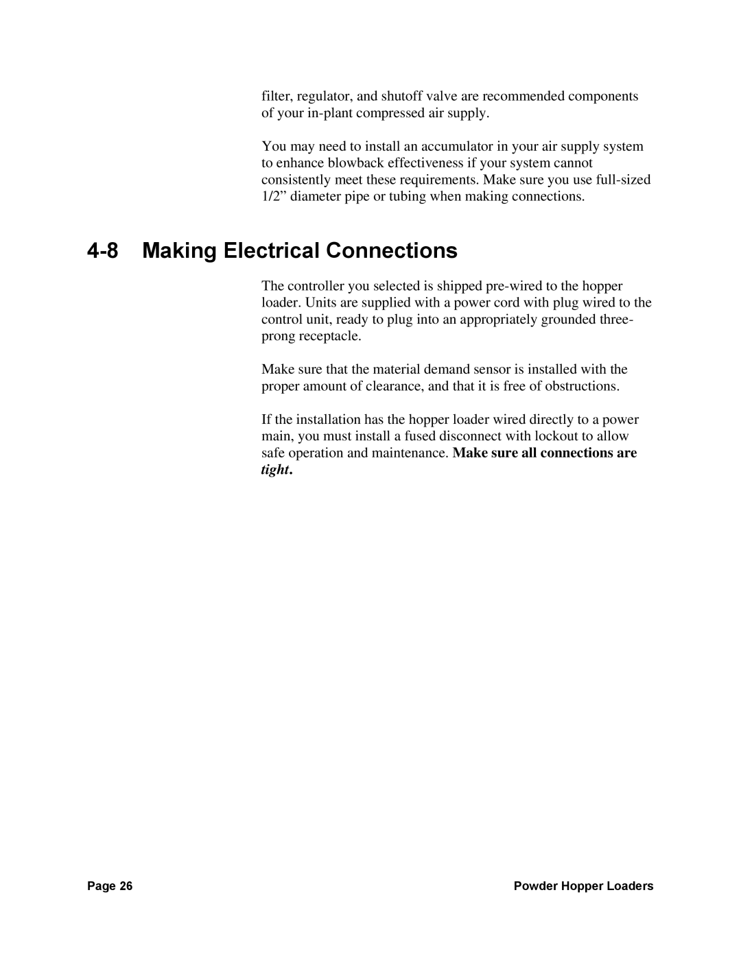 Sterling 238, 882, 0 manual Making Electrical Connections 