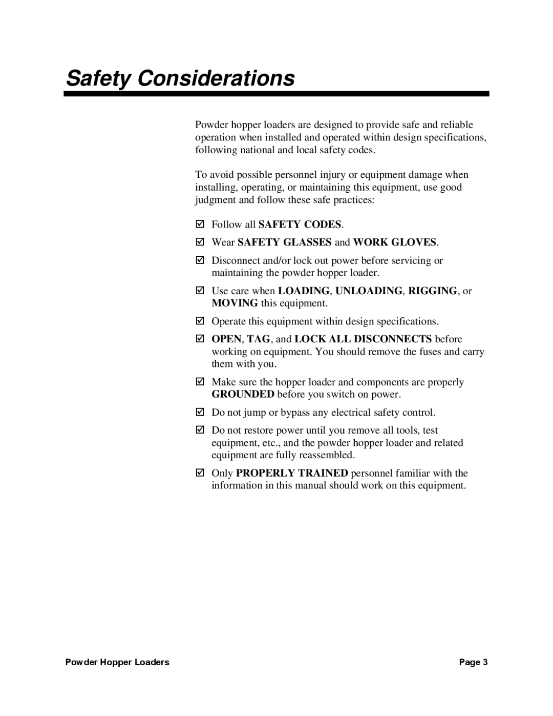 Sterling 882, 0, 238 manual Safety Considerations, Wear Safety Glasses and Work Gloves 