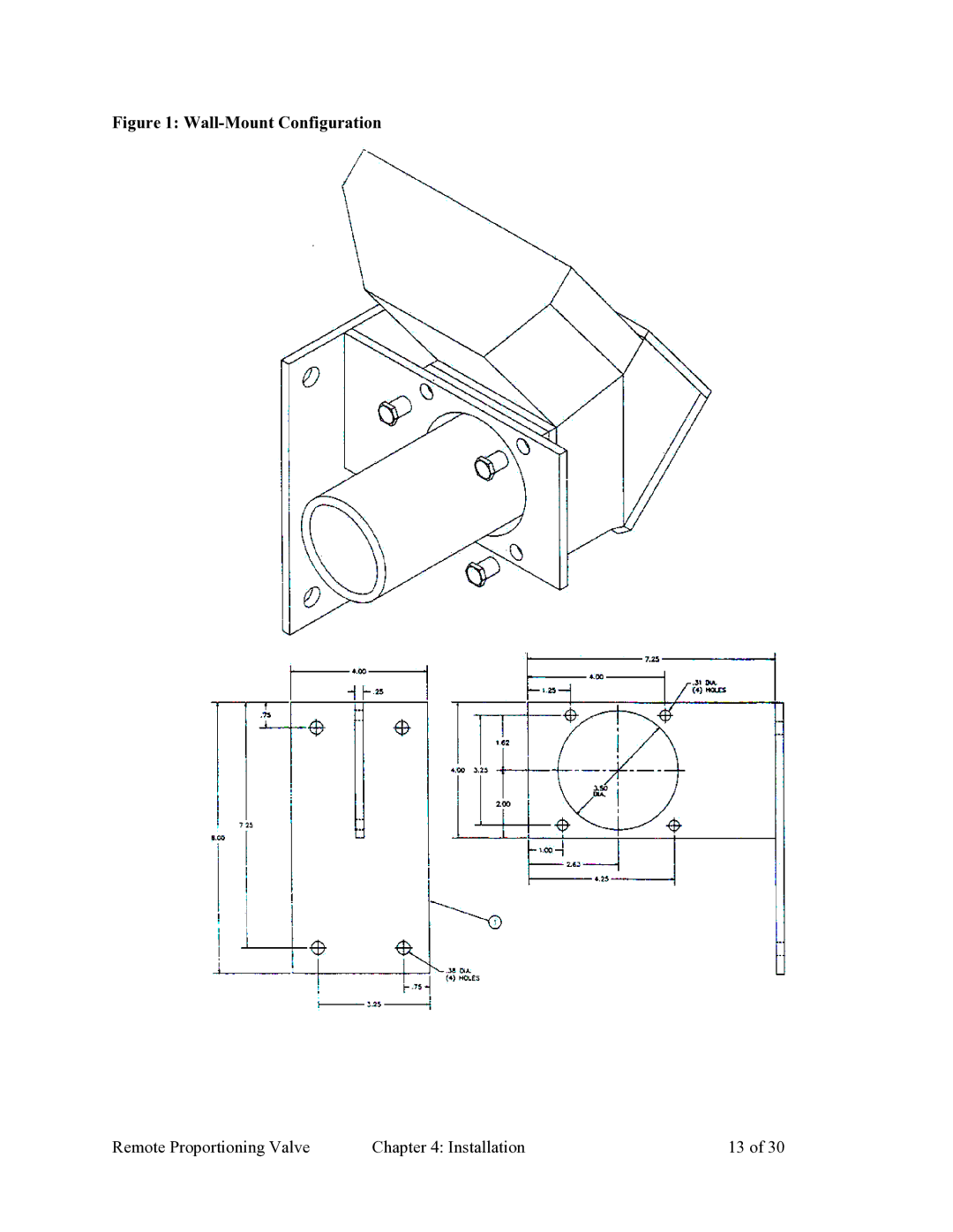 Sterling 882.00268.00 specifications Wall-Mount Configuration 