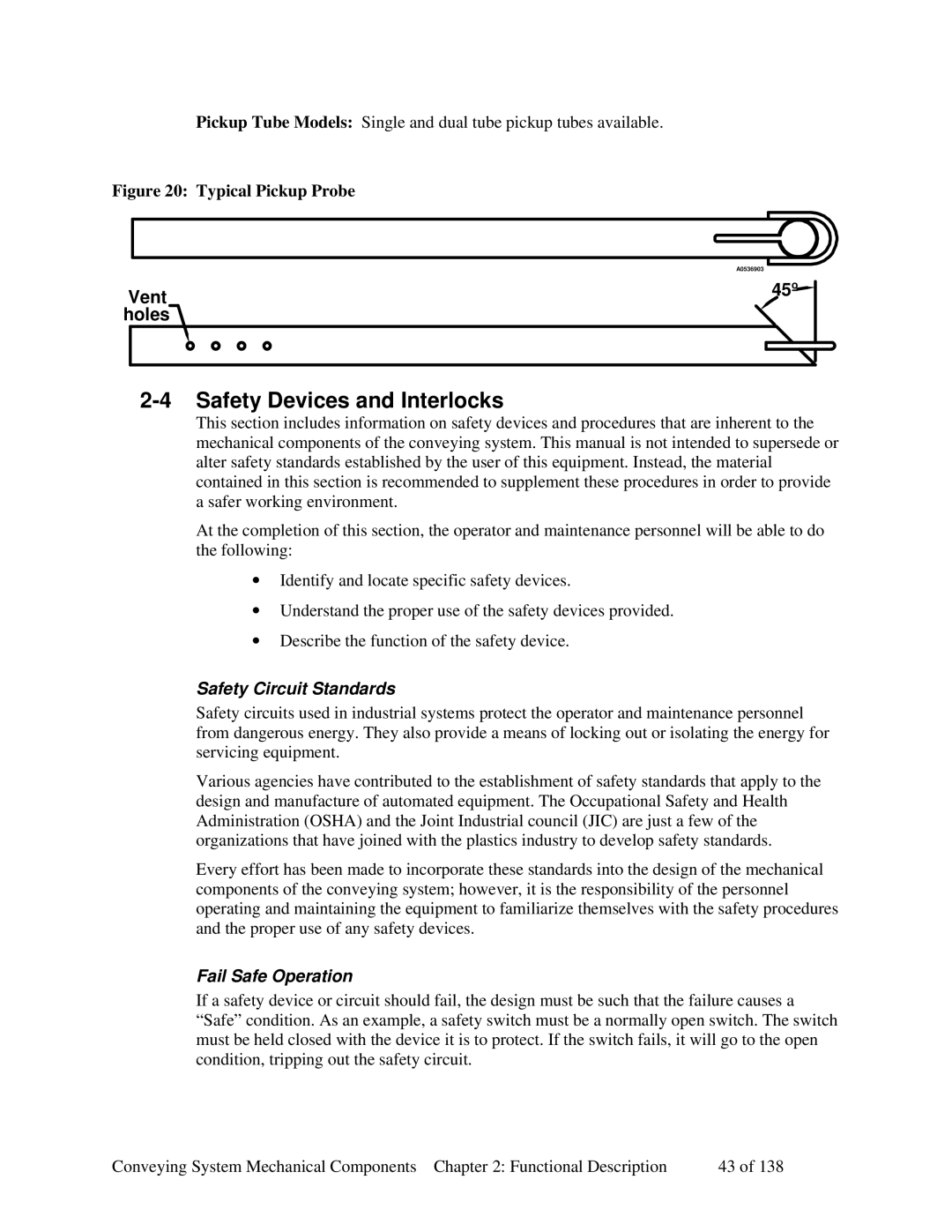 Sterling 882.00379.00 manual Safety Devices and Interlocks, Safety Circuit Standards, Fail Safe Operation 