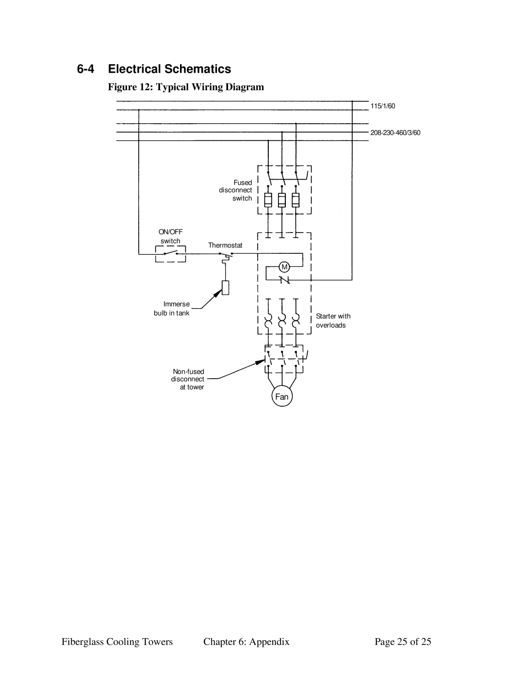 Sterling 882.00440.00 SC6-610.6 specifications Electrical Schematics, Typical Wiring Diagram 