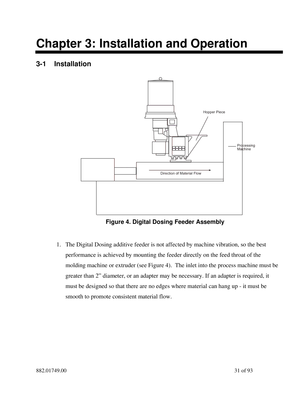 Sterling 882.01749.00 manual Installation and Operation 