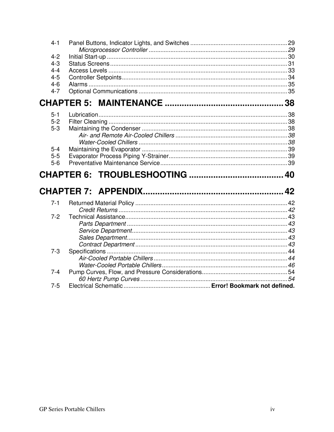 Sterling 882.93092.00 specifications Appendix 