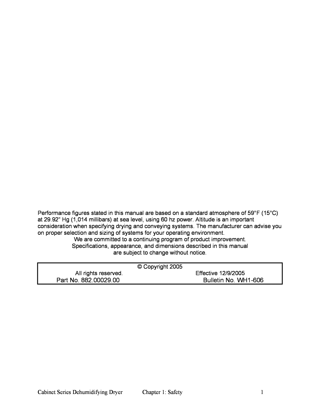 Sterling 90-225 CFM, SDA 150-380 installation manual Bulletin No. WH1-606 