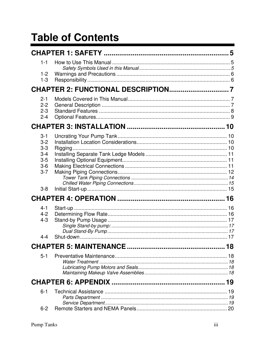 Sterling A0552321 specifications Table of Contents 