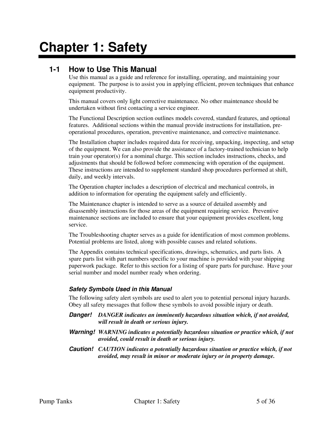 Sterling A0552321 specifications How to Use This Manual, Safety Symbols Used in this Manual 