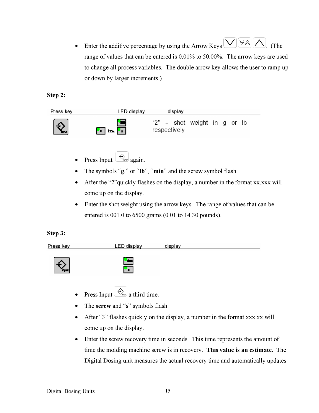 Sterling BF3-600 specifications Step 