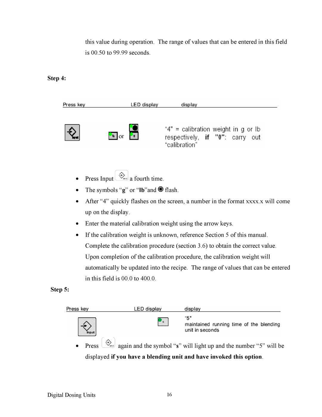 Sterling BF3-600 specifications Step 