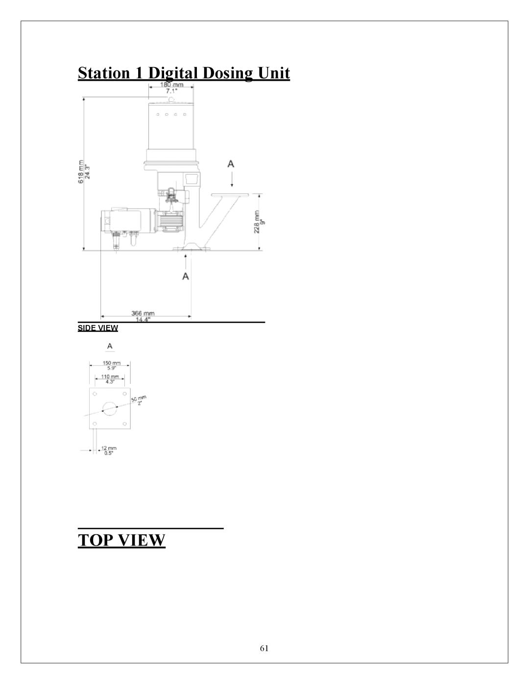 Sterling BF3-600 specifications Station 1 Digital Dosing Unit 