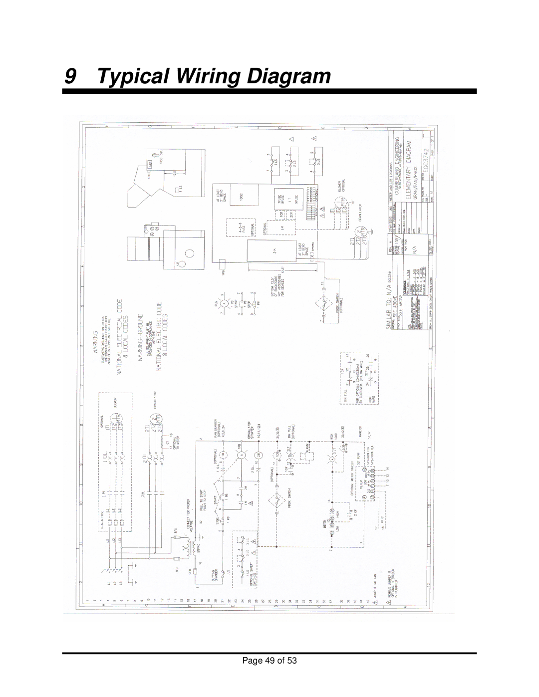 Sterling BP1012, BP1018 installation manual Typical Wiring Diagram 