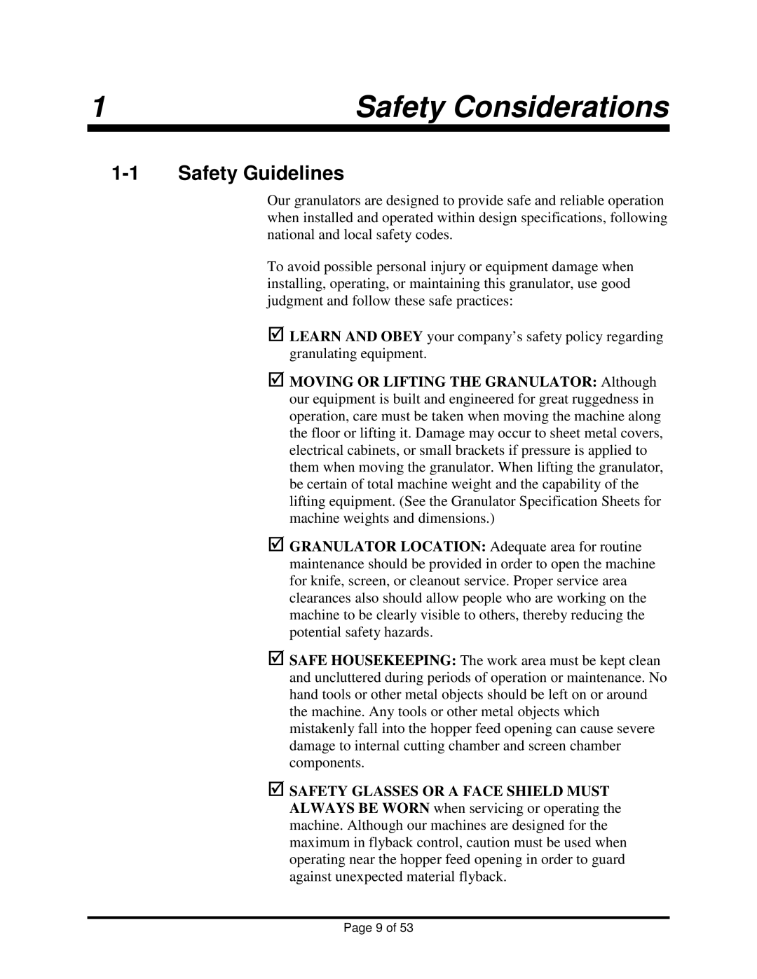 Sterling BP1012, BP1018 installation manual Safety Considerations, Safety Guidelines 