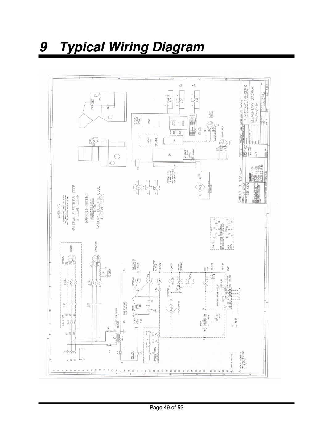 Sterling BP1012, BP1018 installation manual Typical Wiring Diagram, Page 49 of 