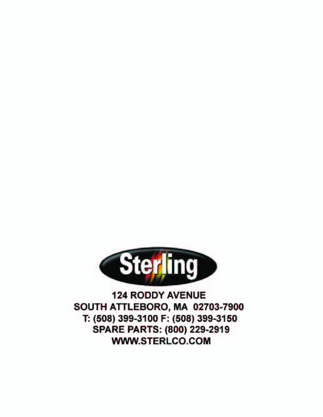 Sterling BP814, BP818, BP810 manual 