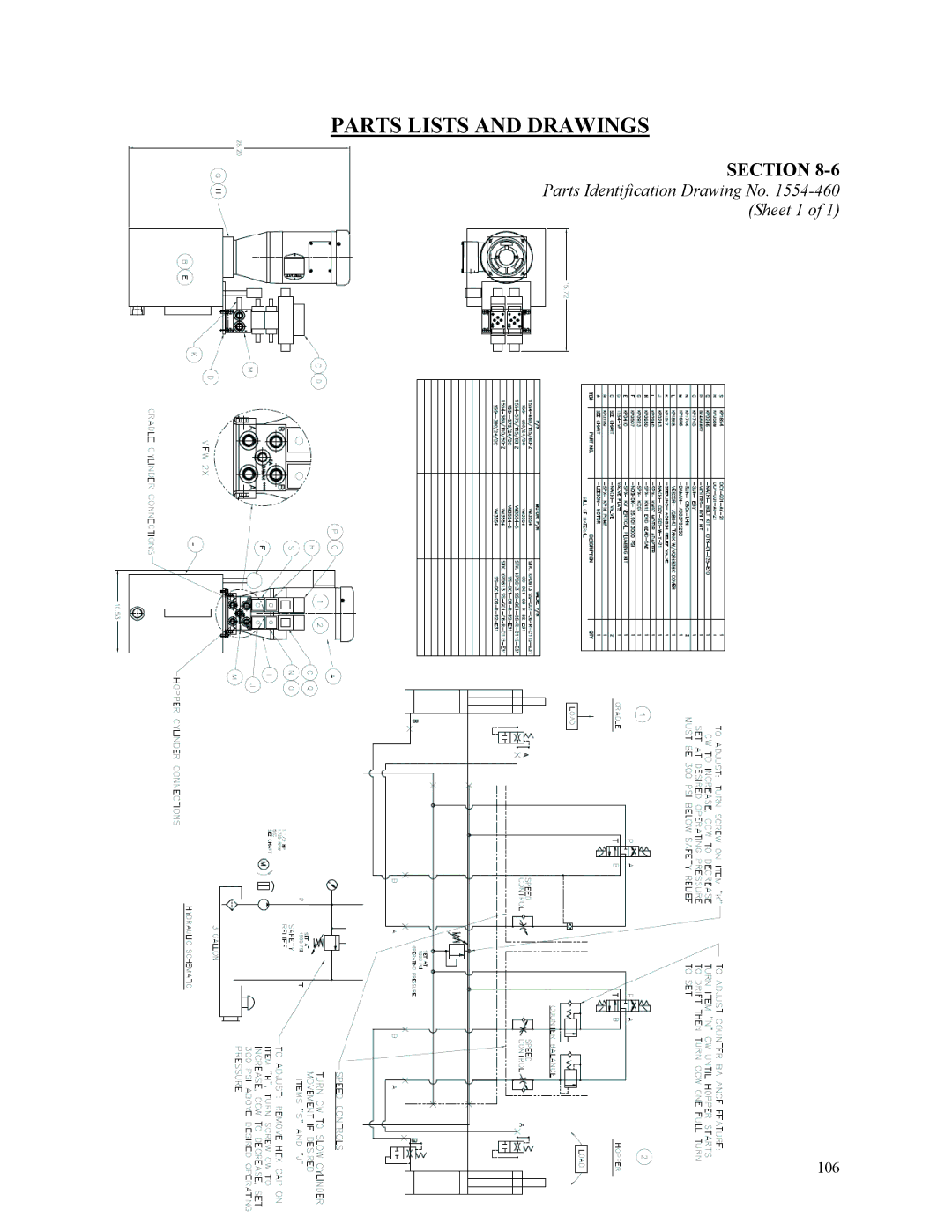 Sterling D48160s manual Parts Identification Drawing No -460 Sheet 1 