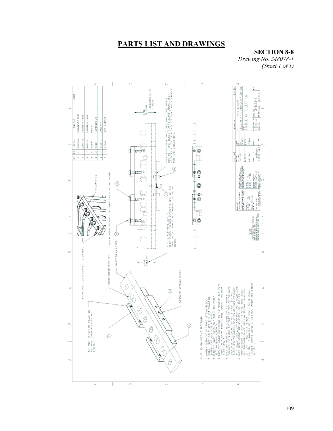 Sterling D48160s manual Drawing No -1 Sheet 1 