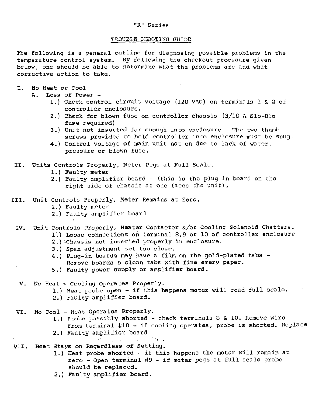 Sterling 6322-C, E, F&G, 6312-C, D, 6332-C manual 