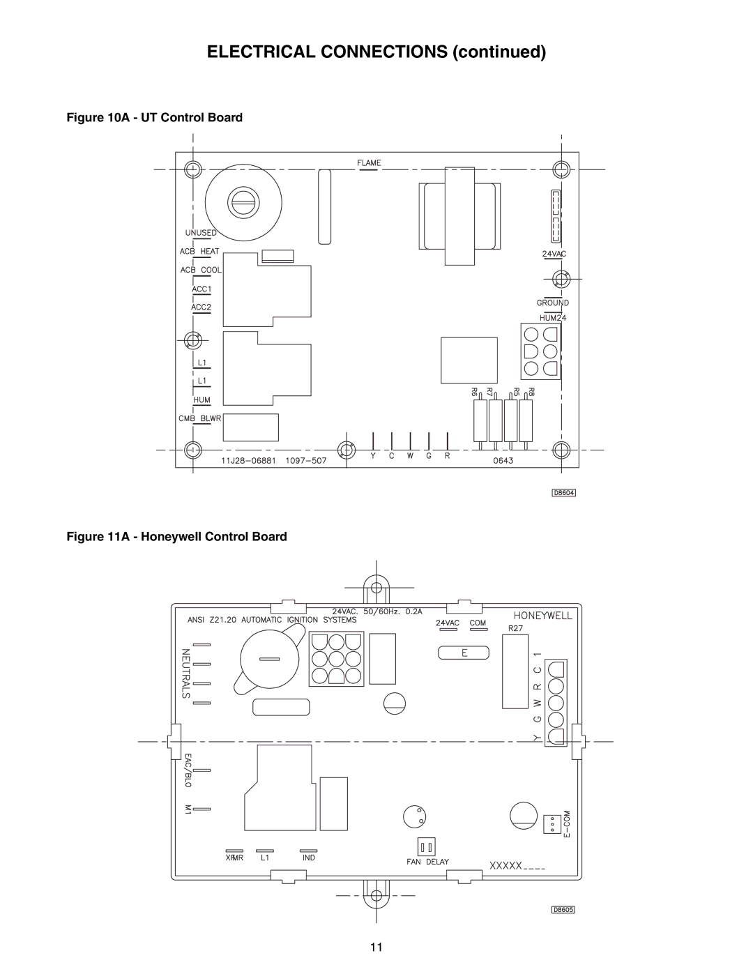 Sterling GG-120, GG-90, GG-75, GG-60, GG-45, GG-30, GG-105 specifications Electrical Connections 