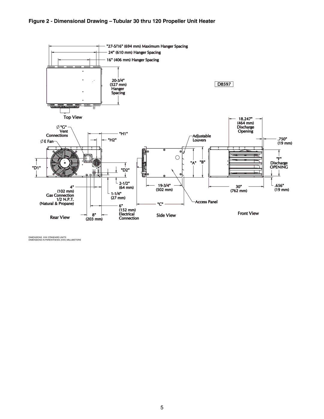 Sterling GG-30, GG-90, GG-75, GG-60, GG-45, GG-120, GG-105 specifications 