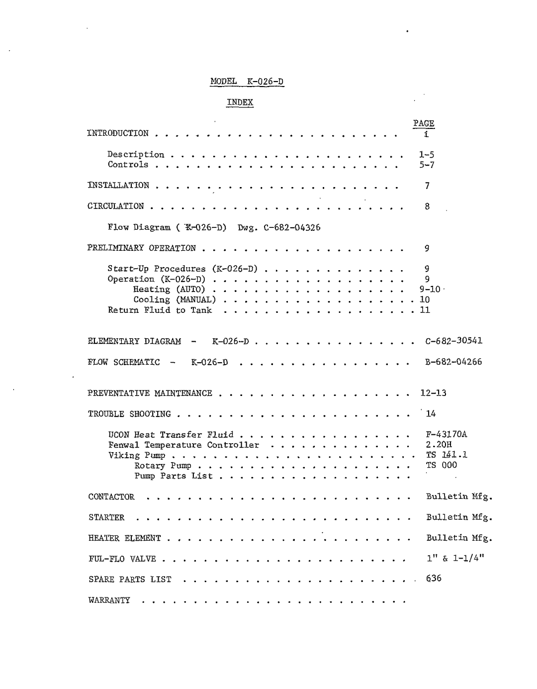 Sterling K-026-D manual 