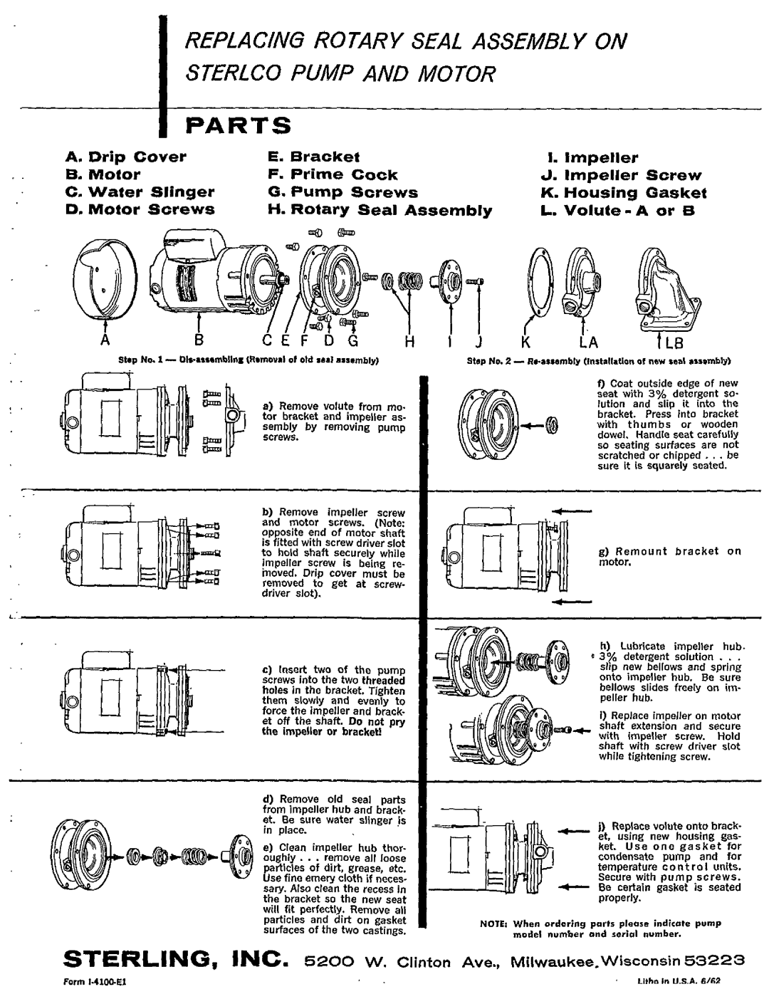 Sterling M-8414 manual 