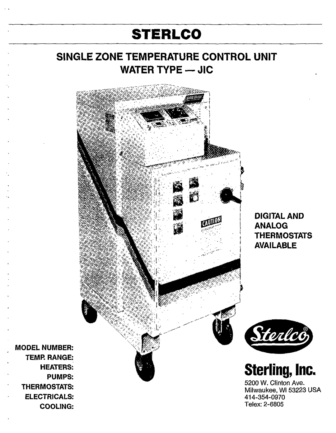 Sterling M-8414 manual 