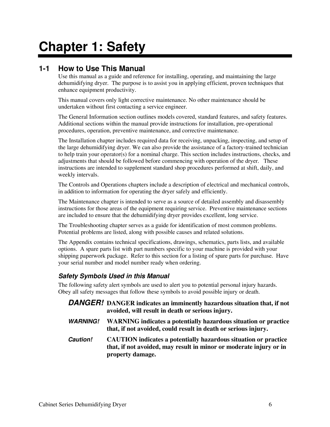 Sterling Plumbing 90, 225, 150, 100 installation manual How to Use This Manual, Safety Symbols Used in this Manual 