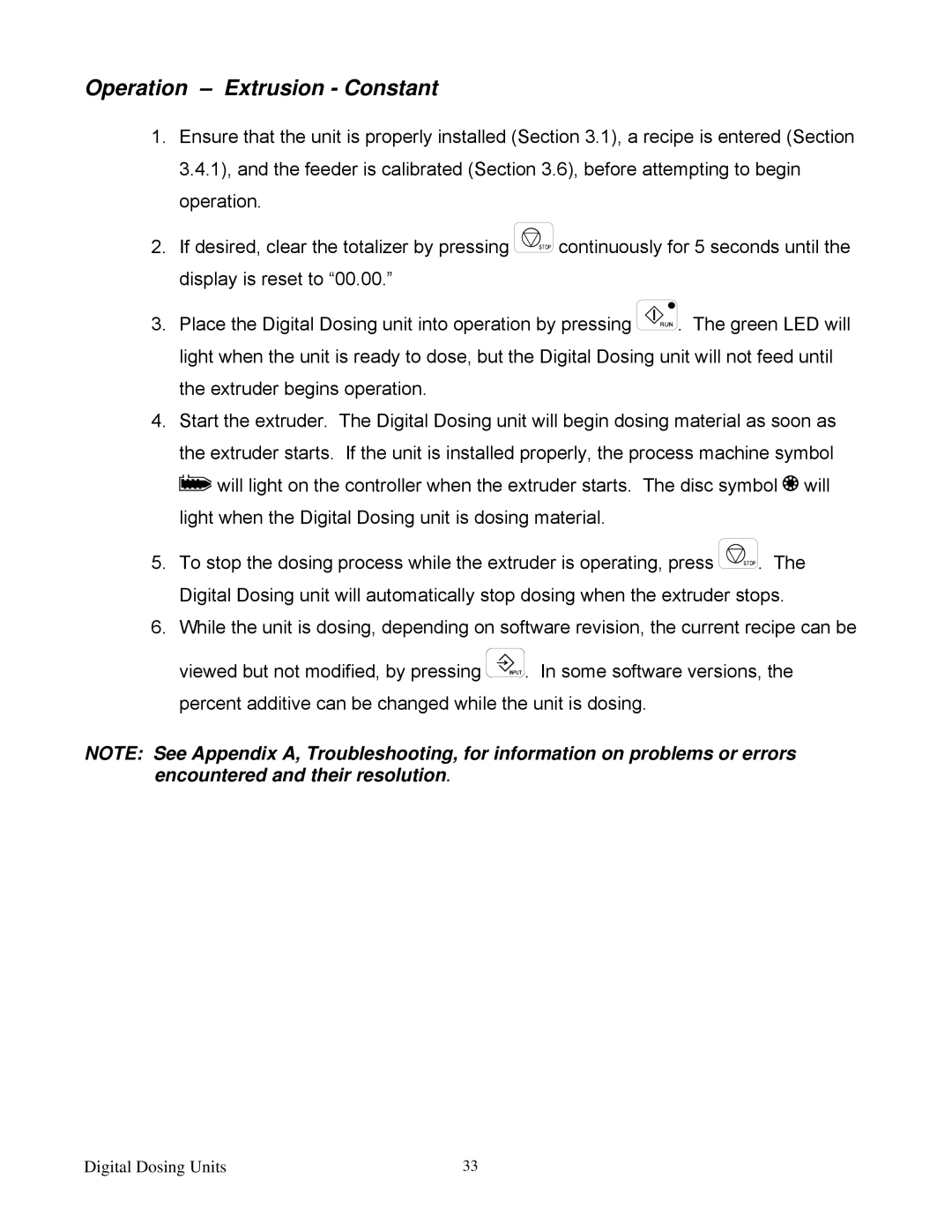 Sterling Plumbing 882 00276.00 specifications Operation Extrusion Constant 