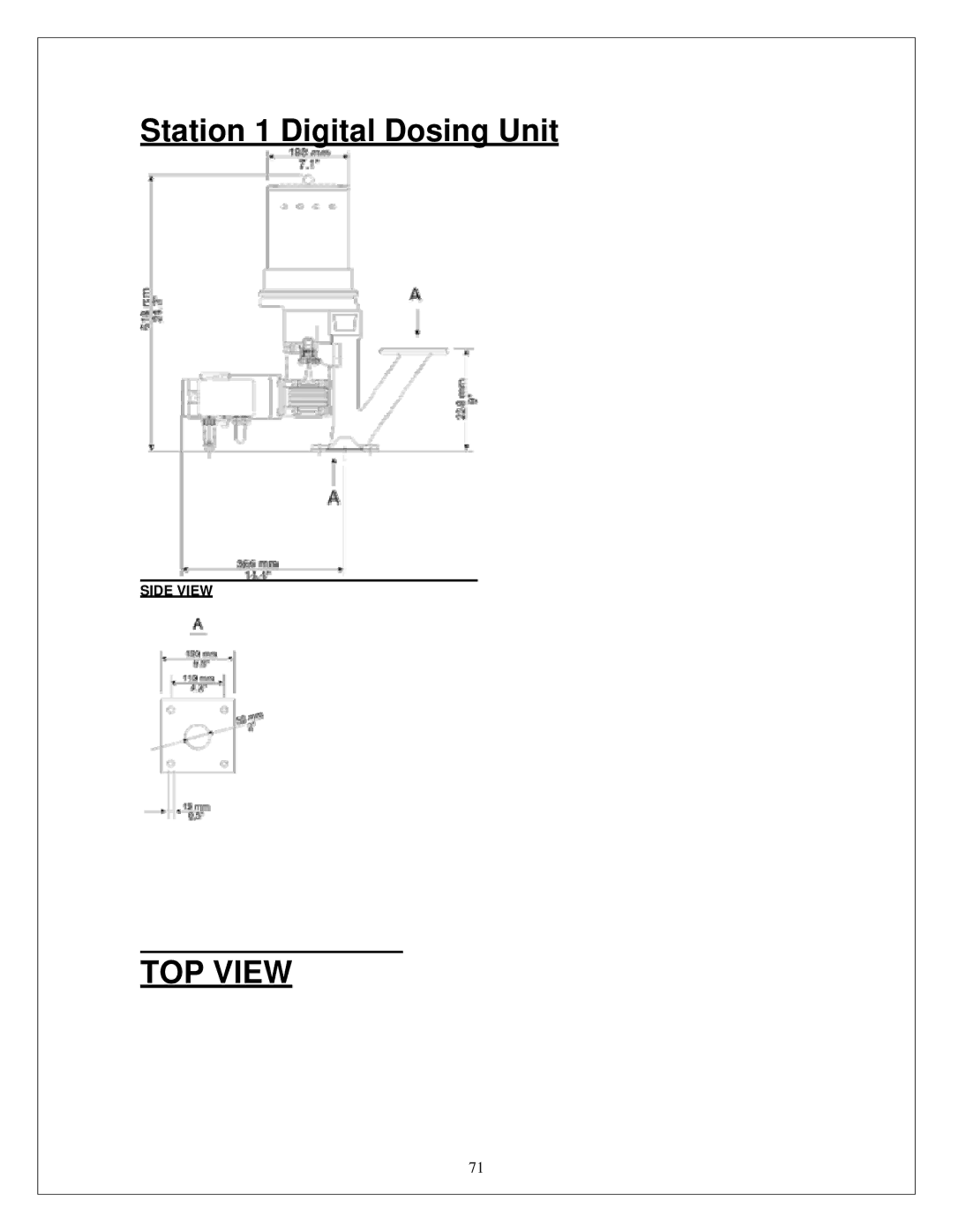 Sterling Plumbing 882 00276.00 specifications Station 1 Digital Dosing Unit 