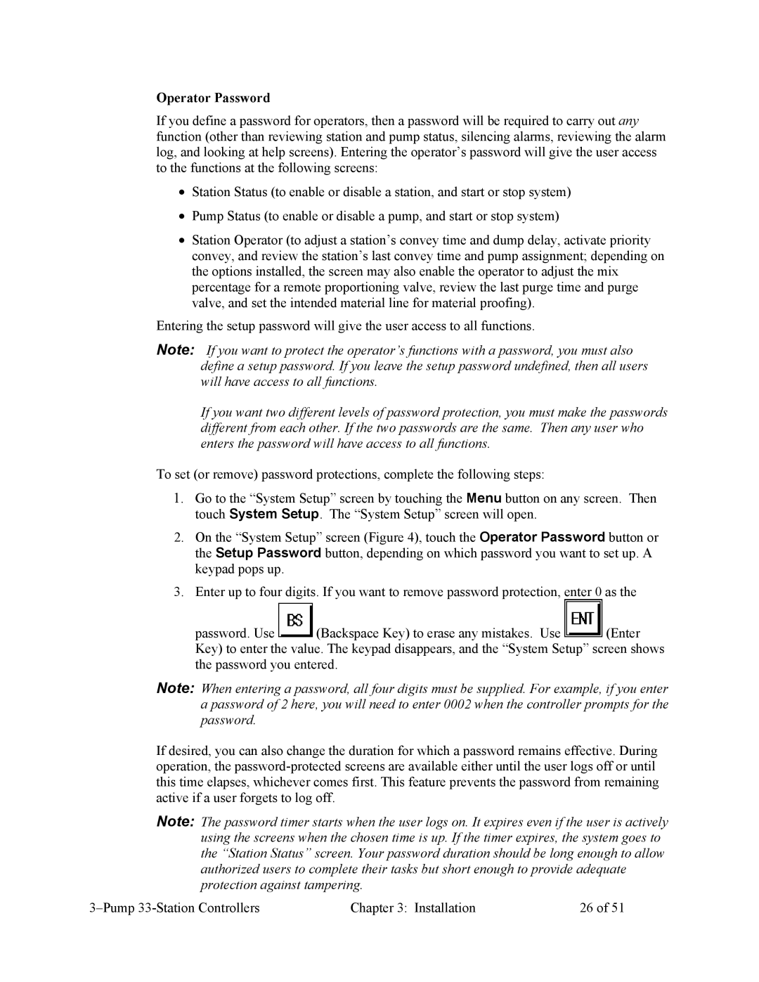 Sterling Plumbing CV3-635, 882.00252.00 specifications Operator Password 