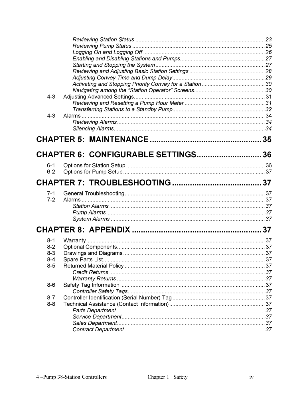 Sterling Plumbing 882.00253.00 specifications Maintenance Configurable Settings 