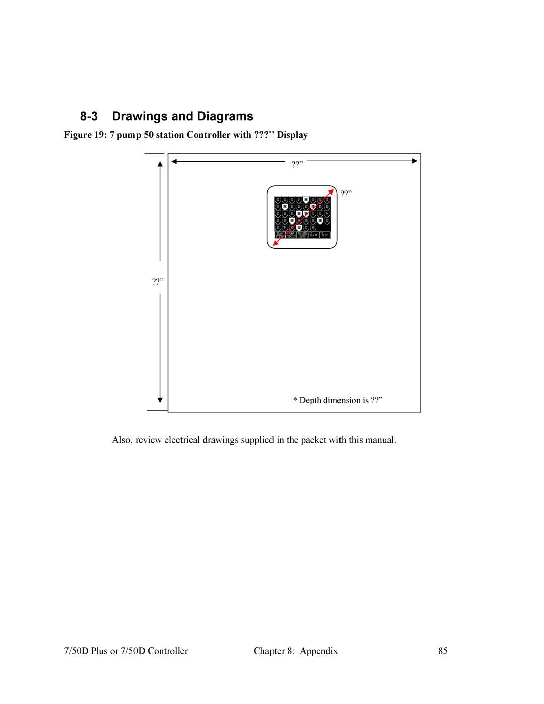 Sterling Plumbing 882.00254.00 specifications Drawings and Diagrams, Pump 50 station Controller with ??? Display 