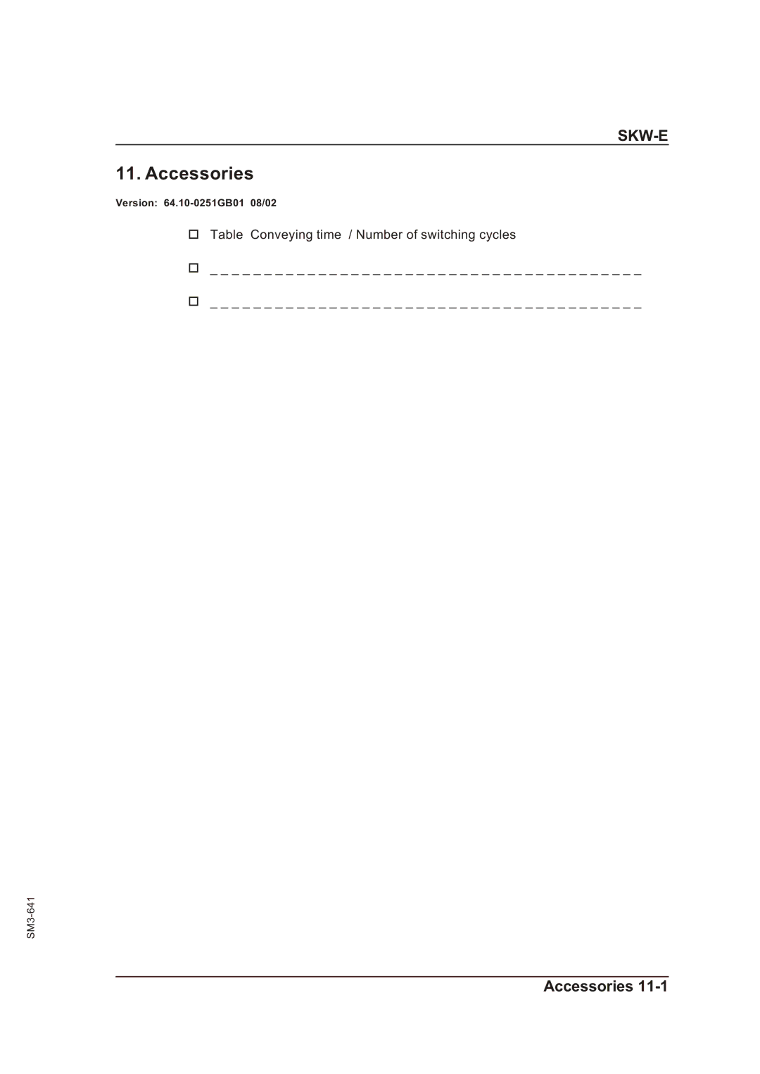 Sterling Plumbing SKW-E manual Accessories 