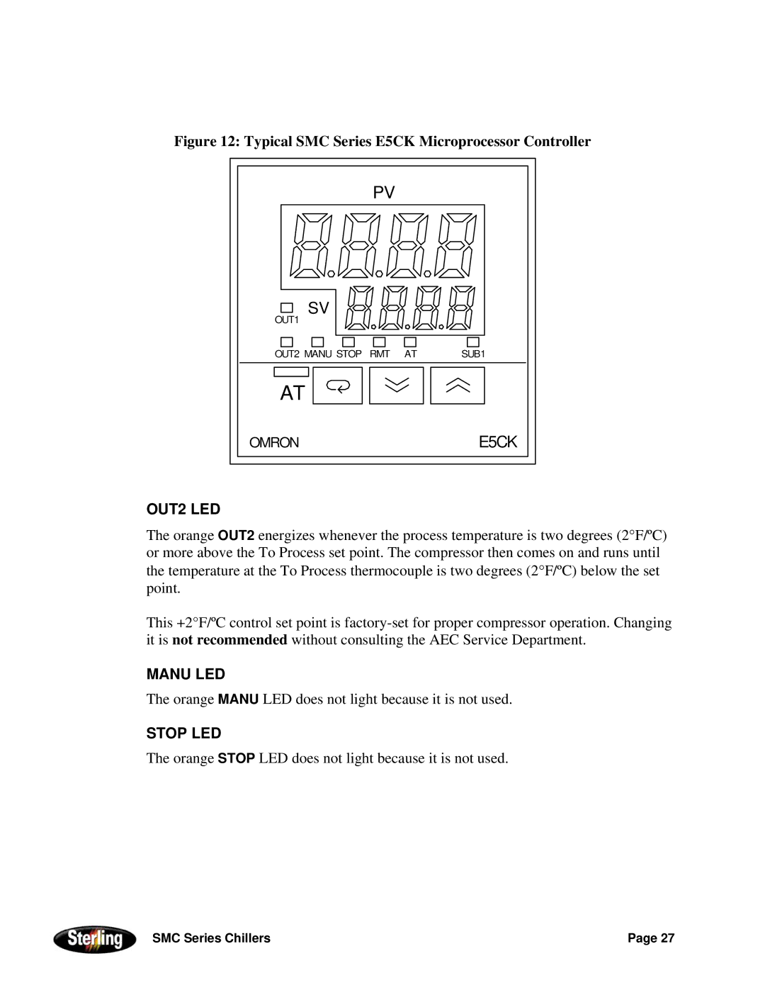 Sterling Power Products 30F to 65F installation manual E5CK 